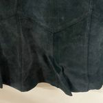 Alfani black suede novelty mini pieced bell shape skirt size 8 petite Photo 4