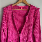 Lilly Pulitzer  Simora Fringe Cardigan Large Photo 3
