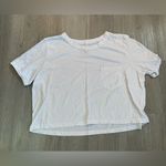 NWOT Jockey Generation White Cropped Boxy Tee size Medium Photo 2