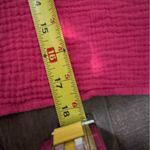 Love Note Love Notes Hot Pink Gauze Button Front Crop Top Size M Photo 12