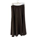 Sunny Leigh  Maxi‎ Skirt Size 12 Brown Flare Stretch Photo 3