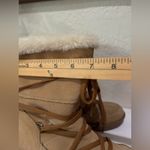 Skechers  suede snow boots with a faux fur trim and wraparound laces. 8US Photo 2