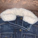 Juicy Couture Faux Fur Jean Jacket Women’s Size Petite Small Photo 6