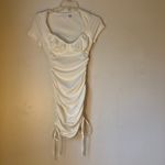 Princess Polly White Neive Ruched Mini Dress 6 Photo 1