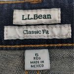L.L.Bean Women's Blue Pants/Jeans/Straight Leg Sz6R SKU 3189 Photo 2