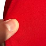 Agnes & Dora Red Holiday Smocked Sleeve Dress Women's Size S Polyester Spandex Photo 7