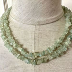Aquamarine turquoise double strand Necklace Photo 0
