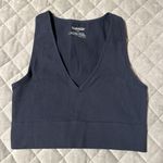 Garage  Navy Crop Top Photo 0