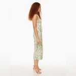 Aritzia Wilfred Possibility Marble Midi Dress XXS Stretch Jersey Abstract Photo 11
