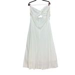 Petal and Pup  NWOT $99 White strapless rosetta midi dress XL 16 Photo 4
