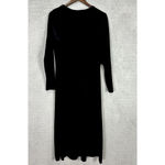 Valerie Stevens Vintage  Womens Whimsigoth Velvet Maxi Dress Size PM Black Witchy Photo 4