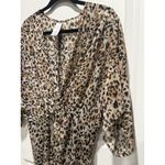 Swimsuit Cover Large Animal Print Time & Tru Sheer Twist Summer Beach Vacay Photo 1