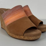 Toms  Wedge Slide Sandals Size 8.5 Photo 0