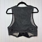 Diesel Vintage Y2K Charcoal Striped Cotton Vest Size L Photo 1