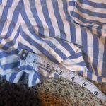 Altar'd State  Striped Shorts Tie Waist Casual Summer Blue White Size‎ L Photo 3
