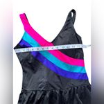 VTG Baltex Maillot Body I.D. Swimsuit One Piece Bathing Thigh Thinner Suit Sz 14 Black Size L Photo 4