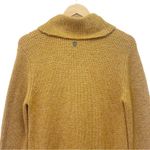 Kuhl  Makenna Wool Blend Cozy Sweater Dress Golden Mustard Tan Women’s Size Small Photo 4