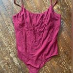 Aeropostale  Maroon Bodysuit w/ Built in Bra Women’s Size XL Photo 0