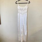 House Of CB  'Illiana' Ivory‎ Real Silk Maxi Dress NWOT size M Photo 3