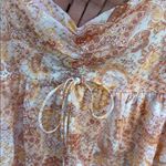 Lulus NWT  Radiant Suggestion Paisley Babydoll Dress Size Large Photo 8