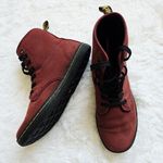 Dr. Martens Shoreditch Canvas Boots Cherry Red 7 Photo 3