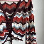 Le lis  Multicolor Chevron Cardigan Photo 1