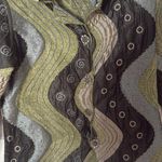 Women's Reversible Tapestry Jacket Gray Green Black Button Front Art To Wear med Photo 1