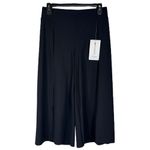 Athleta Petite 8P Cosmic Wrap Crop Pants Pocket Breathable Stretch Pull-On Black Photo 2