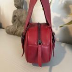 Free People bag leather small handbag purse boho dark red wine Photo 4