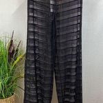Jordan Taylor  Black Sheer Swim Suit Beach Pool Cover Up Pants M NEW Photo 0