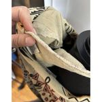 draper's & damon's  Women’s PM Button Up Beige Black VTG Geometric Shirt 3/4 Sleeve Photo 14