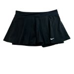 Nike XL Court Dri-FIT Victory Flouncy Skirt Black Tennis Standard Fit Women's Photo 1