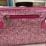 Wine pink clutch tweed design Photo 2