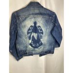 Levi's  Upcyled Jean Jacket XL Blue Denim Trucker Edgy Biker Street Rocker 80s 90s Photo 1