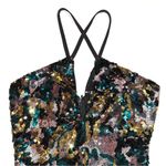 Dress the Population NWOT  Amiya Sequin Halter Sleeveless Midi Dress XS Photo 6