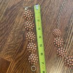 Banana Republic Coral Necklace and Bracelet Set Photo 3