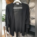 Everly  black ruffle cardigan Photo 9