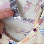 PJ Couture Pajamas set shorts tank top ruffle beach print butter lace crochet White Photo 6