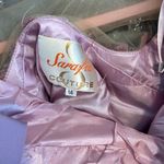 Sarafia Couture Silk Purple Lavender Formal Gown Dress Mother of The Bride Sz 8 Photo 5