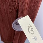 Stitch Fix  RD Style Josslyn V-Neck Sweater Burnt Orange Chunky Knit Cotton Large Photo 9