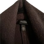 Eileen Fisher  Boiled Wool Coat Chocolate Brown Capsule Minimalist Size Small Photo 2