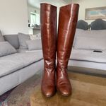 Vintage Gucci Tall Brown Leather Riding Boots 35.5 5.5 Photo 3