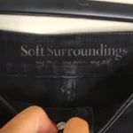 Soft Surroundings  ladies black cotton pants size medium Photo 5