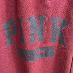 PINK - Victoria's Secret Pink by Victoria's Secret Womens Pocket Drawstring Maroon Wide Leg Sweatpants S Photo 3