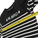 Karl Lagerfeld  Black and White Stripe Cotten Blend Pullover Comfy Size S Photo 10