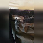 EXPRESS  Velvet Longline Blazer Black Soft Velvet Open Front Jacket Women XS/TP Photo 11