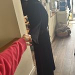 Talbots Black Long Sleeve Wrap Dress Photo 2