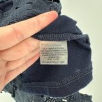 Brixon Ivy  V-Neck Eyelet Floral Lace Top Blue Photo 3