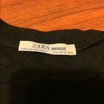 ZARA  Cute Short Sleeve Black Tee Photo 1