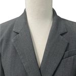 Calvin Klein  Dark Gray Fully Lined 2 Button Crop Blazer Academia Career Wear 6 Photo 2